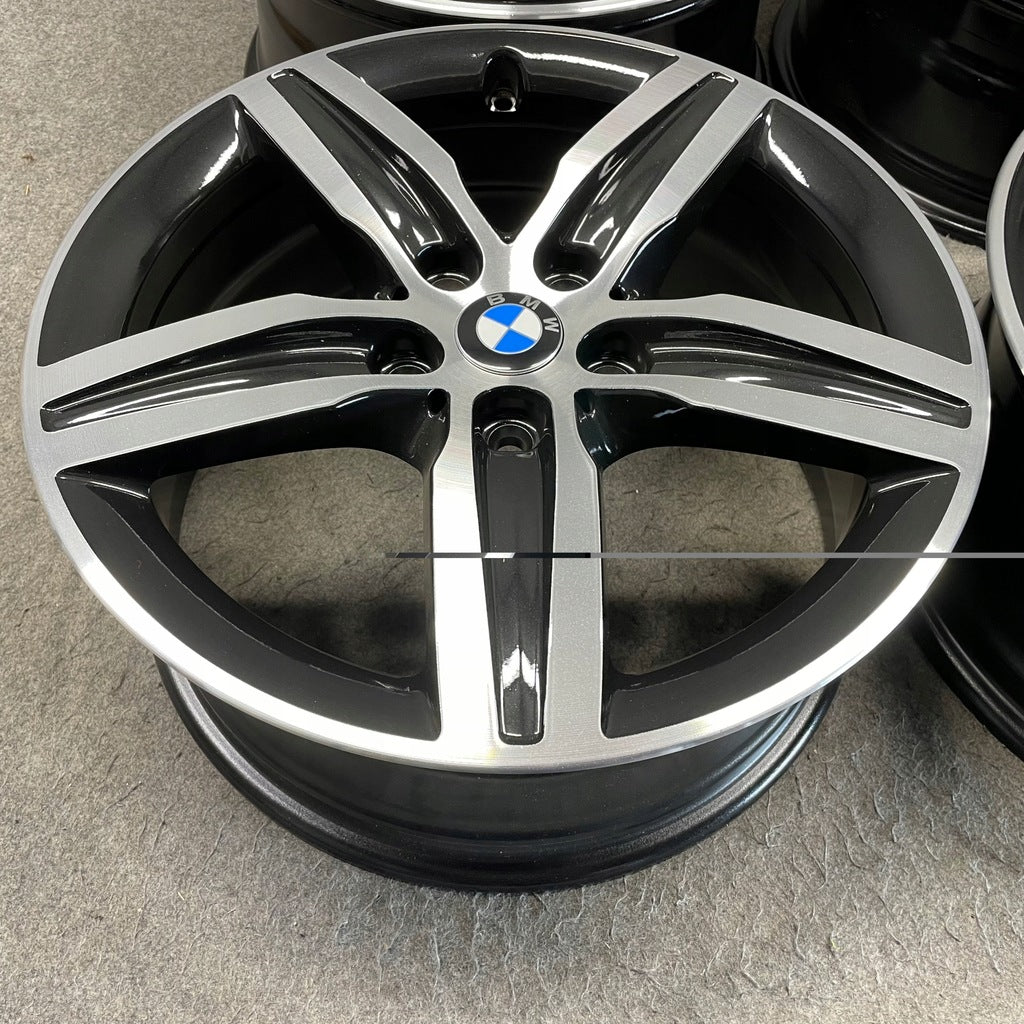 4x Alufelge 17 Zoll 7.5" 5x112 6855091 BMW 2 F45 F46 Rim Wheel FEL8153647554yr