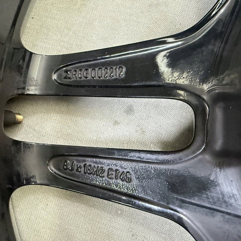 1x Alufelge 18 Zoll 8.0" 5x112 45ET Glanz Silber A2074010000 Mercedes-Benz Mg FEL3449499008wb