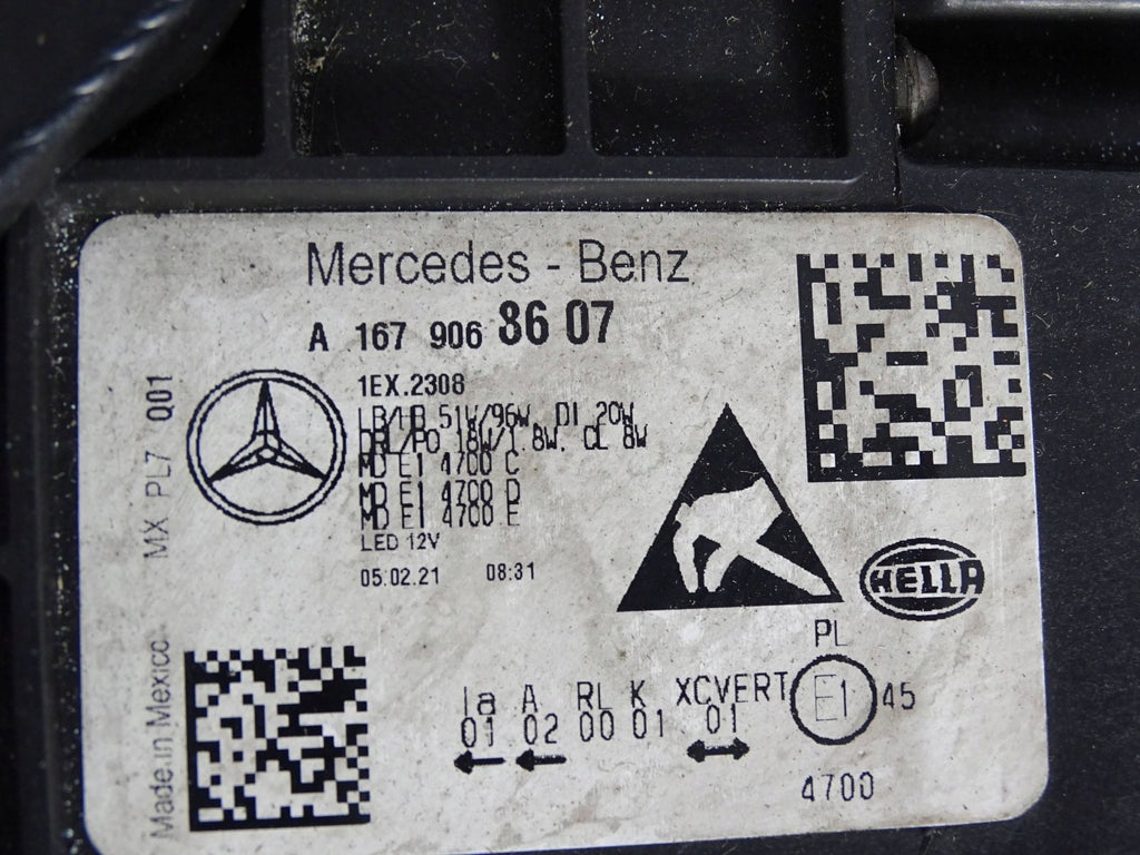 Frontscheinwerfer Mercedes-Benz Gle A1679068607 Rechts Scheinwerfer Headlight SCH8348057077dd