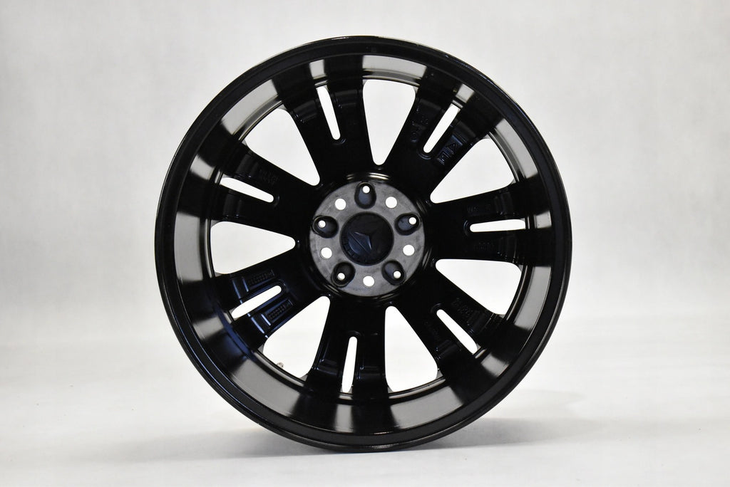 4x Alufelge 18 Zoll 8.5" 5x112 43ET Glanz Schwarz A2214017402 Mercedes-Benz W221