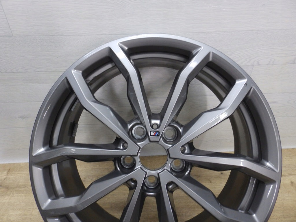 1x Alufelge 18 Zoll 6.5" 5x112 41ET Glanz Grau BMW X1 F48 Rim Wheel FEL1686923929uh