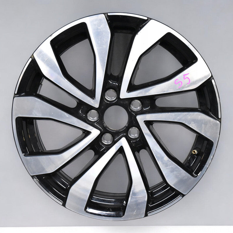 1x Alufelge 16 Zoll 6.0" 5x100 35ET Glanz Schwarz 2GM601025AA VW T-Cross