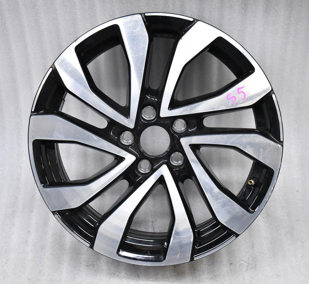 1x Alufelge 16 Zoll 6.0" 5x100 35ET Glanz Schwarz 2GM601025AA VW T-Cross