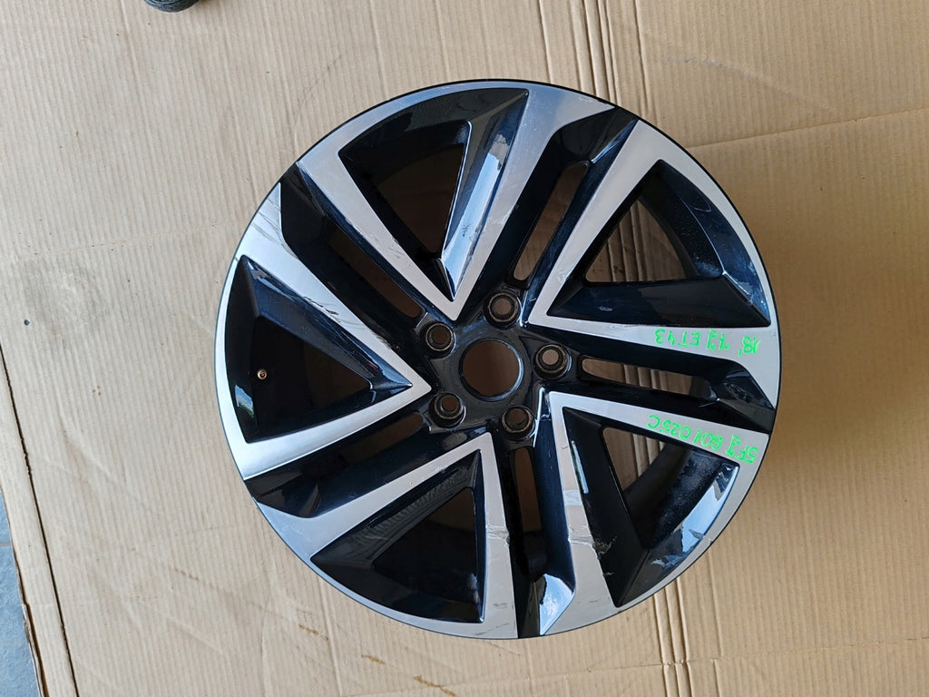 1x Alufelge 18 Zoll 7.0" 5x112 43ET Glanz Schwarz 5FJ601025C Seat Tarraco FEL7914801883zn