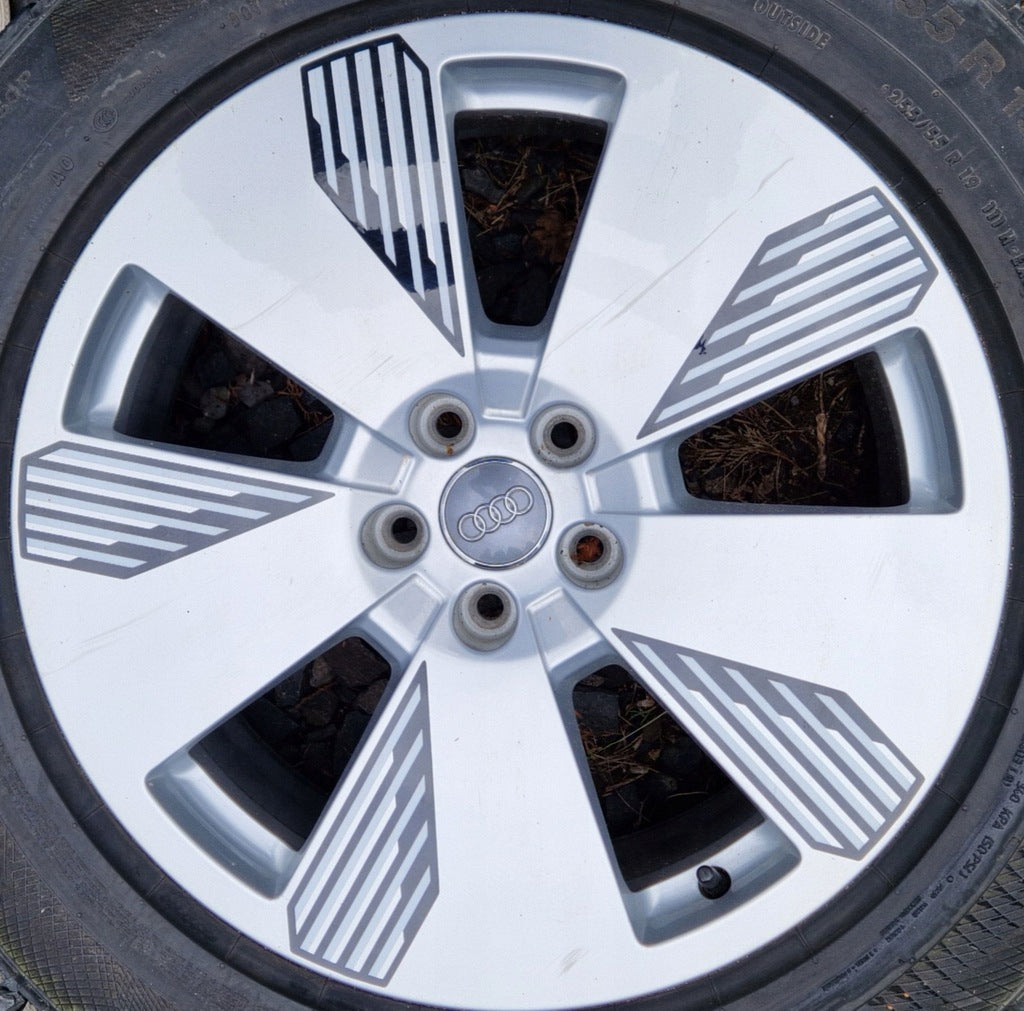 1x Alufelge 19 Zoll 8.0" 5x112 34ET Glanz Grau 4KE601025L Audi Rim Wheel FEL6703275628zl