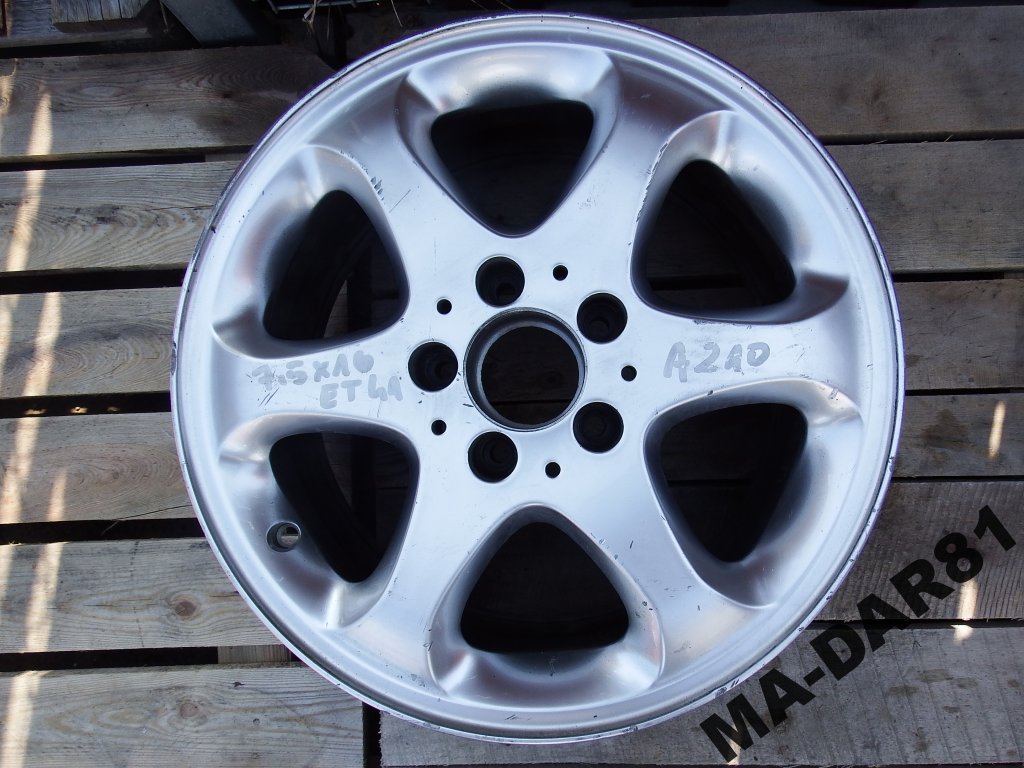 1x Alufelge 16 Zoll 7.5" 5x112 41ET Mercedes-Benz Rim Wheel