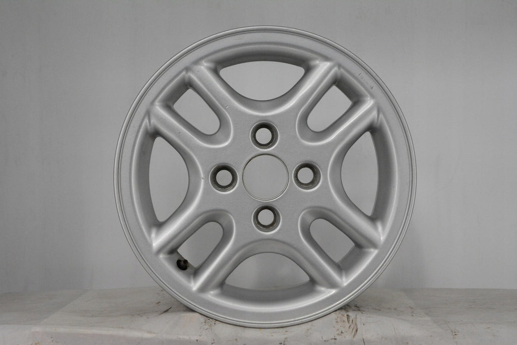 1x Alufelge 14 Zoll 5.5" 4x108 41ET Silber Ford Rim Wheel