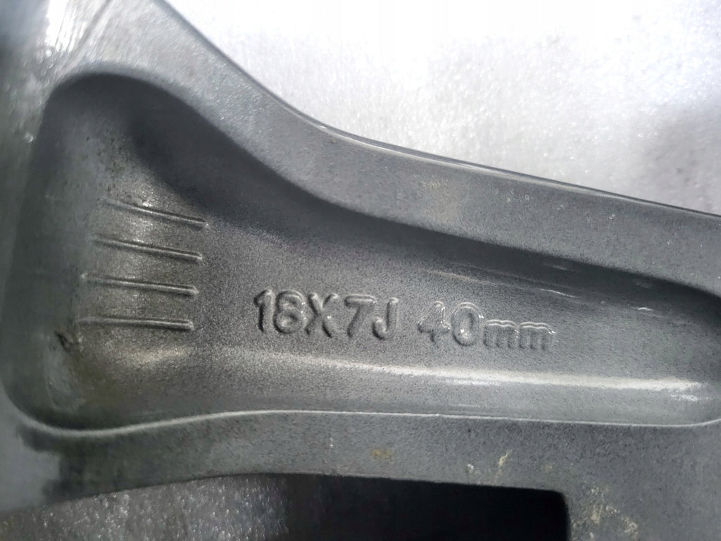 1x Alufelge 18 Zoll 7.0" 5x114.3 40ET HV03BMB94 Mg X-Trail I Rim Wheel FEL5263142987ip