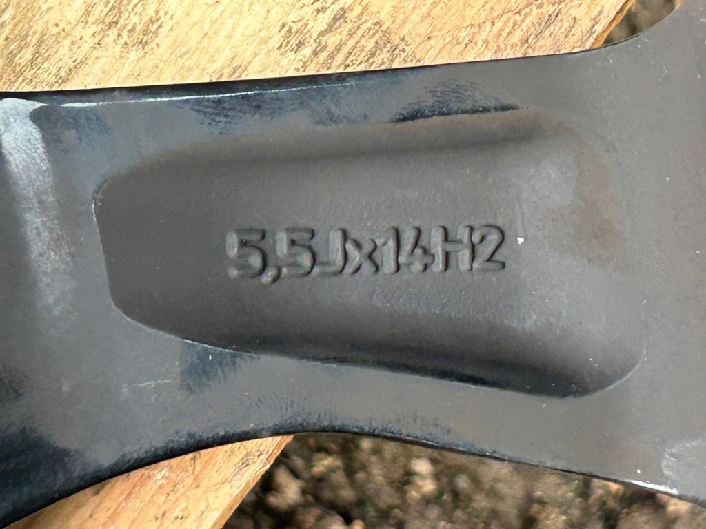 1x Alufelge 14 Zoll 5.5" 4x114.3 MMDA01-554 Mitsubishi Space Star Rim Wheel