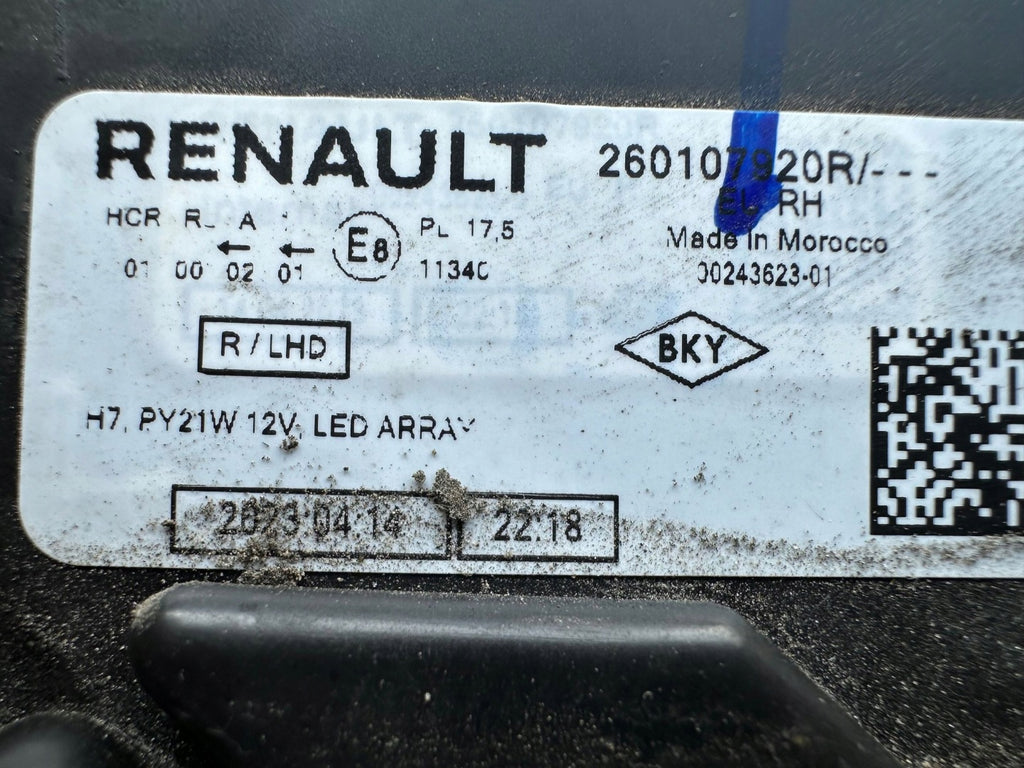 Frontscheinwerfer Dacia Sandero III 260107920 Rechts Scheinwerfer Headlight SCH7085583581ey