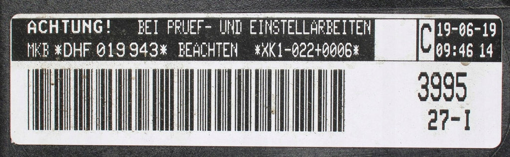 Motor VW Polo DHF 2015 Diesel Engine Komplett