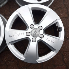 Laden Sie das Bild in den Galerie-Viewer, 4x Alufelge 17 Zoll 6.0" 5x112 48ET 8V0601025C Audi A3 Rim Wheel FEL4166248722tk