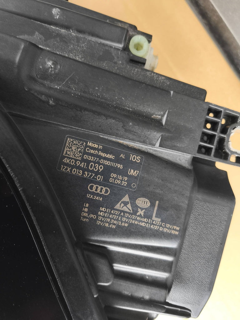 Frontscheinwerfer Audi A6 C8 4K0941039 LED Links Scheinwerfer Headlight