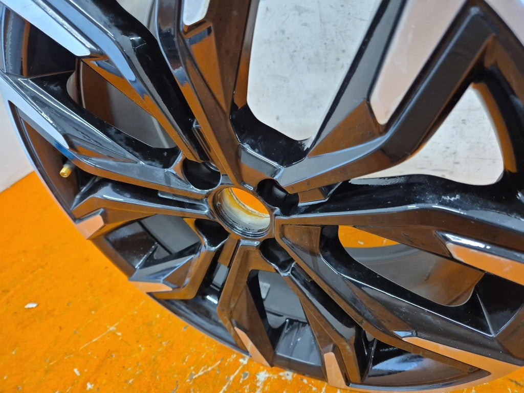 1x Alufelge 17 Zoll 7.0" 4x100 37ET Glanz Schwarz 403003526R Renault Rim Wheel FEL4392040405eg