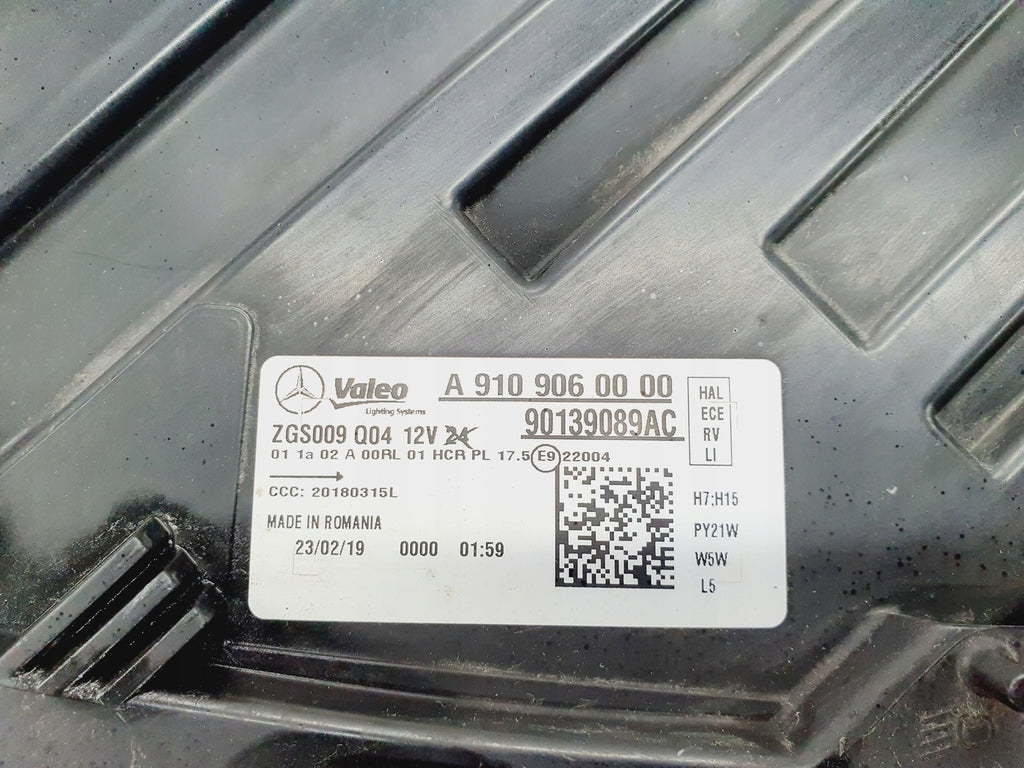 Frontscheinwerfer Mercedes-Benz Sprinter A9109060000 90139089AC Rechts Headlight SCH2125649727pu