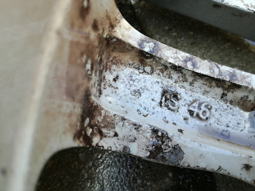 1x Alufelge 16 Zoll 6.5" 4x114.3 46ET Mitsubishi Colt Rim Wheel