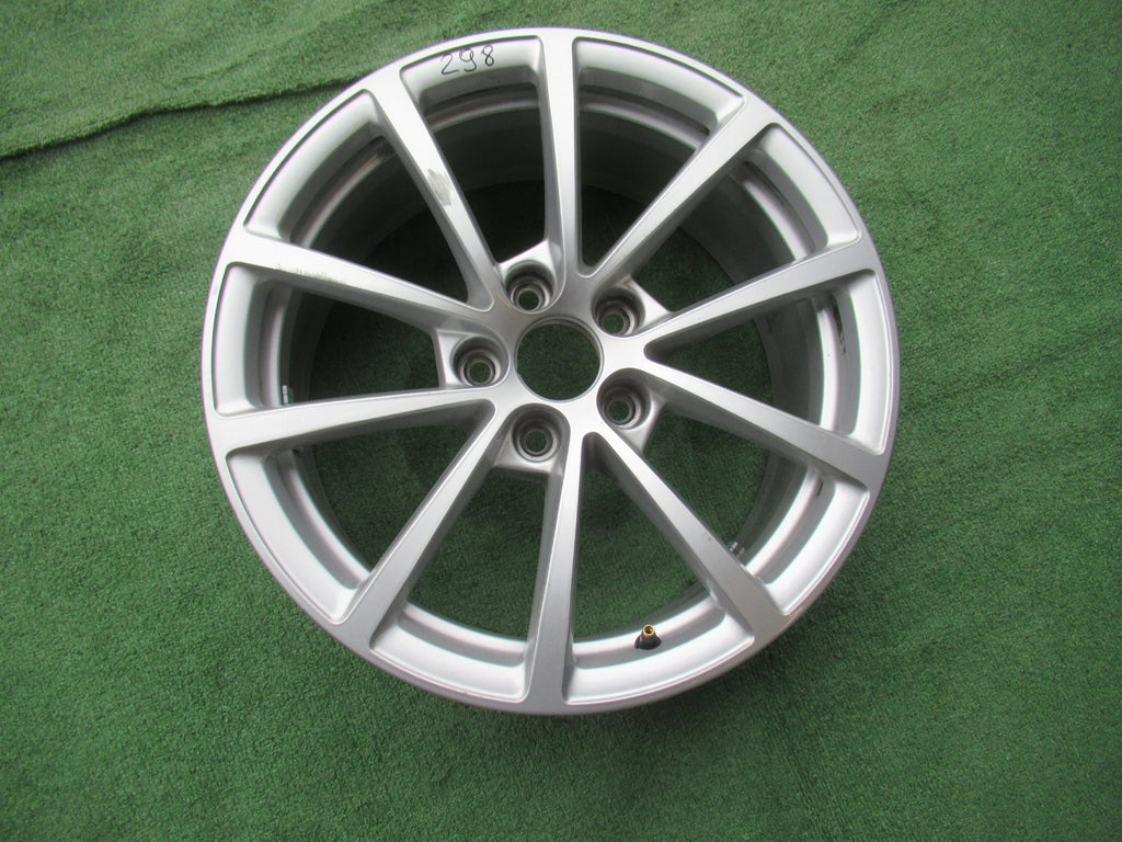 1x Alufelge 17 Zoll 7.5" 5x112 36ET Glanz Silber 4K0601025 Audi A6 C8 B9