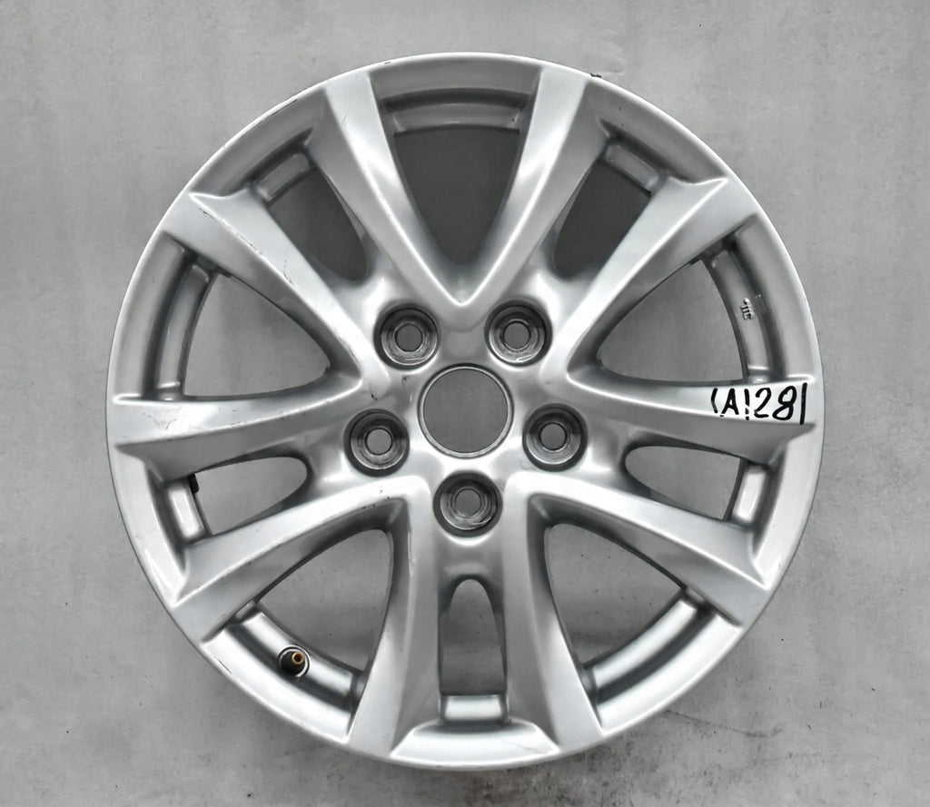 1x Alufelge 16 Zoll 6.5" 5x114.3 50ET Glanz Silber 9965D06560 Mazda Cx3 Cx-3