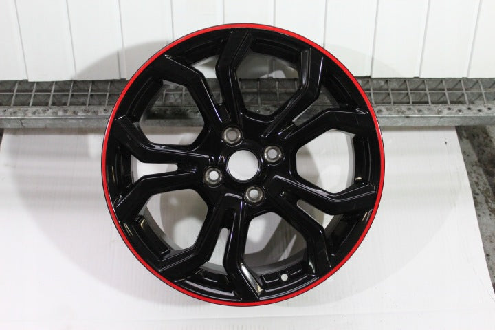 1x Alufelge 17 Zoll 7.0" 4x108 47 5ET K1BJ1007E1A Ford Fiesta Rim Wheel FEL5113102665mn