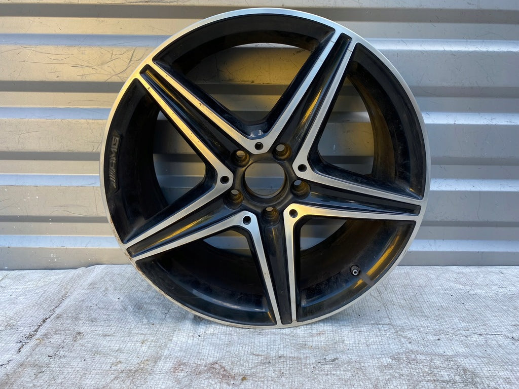 1x Alufelge 18 Zoll 8.0" 5x112 43ET Glanz A2134011800 Mercedes-Benz Rim Wheel FEL6292681587nv