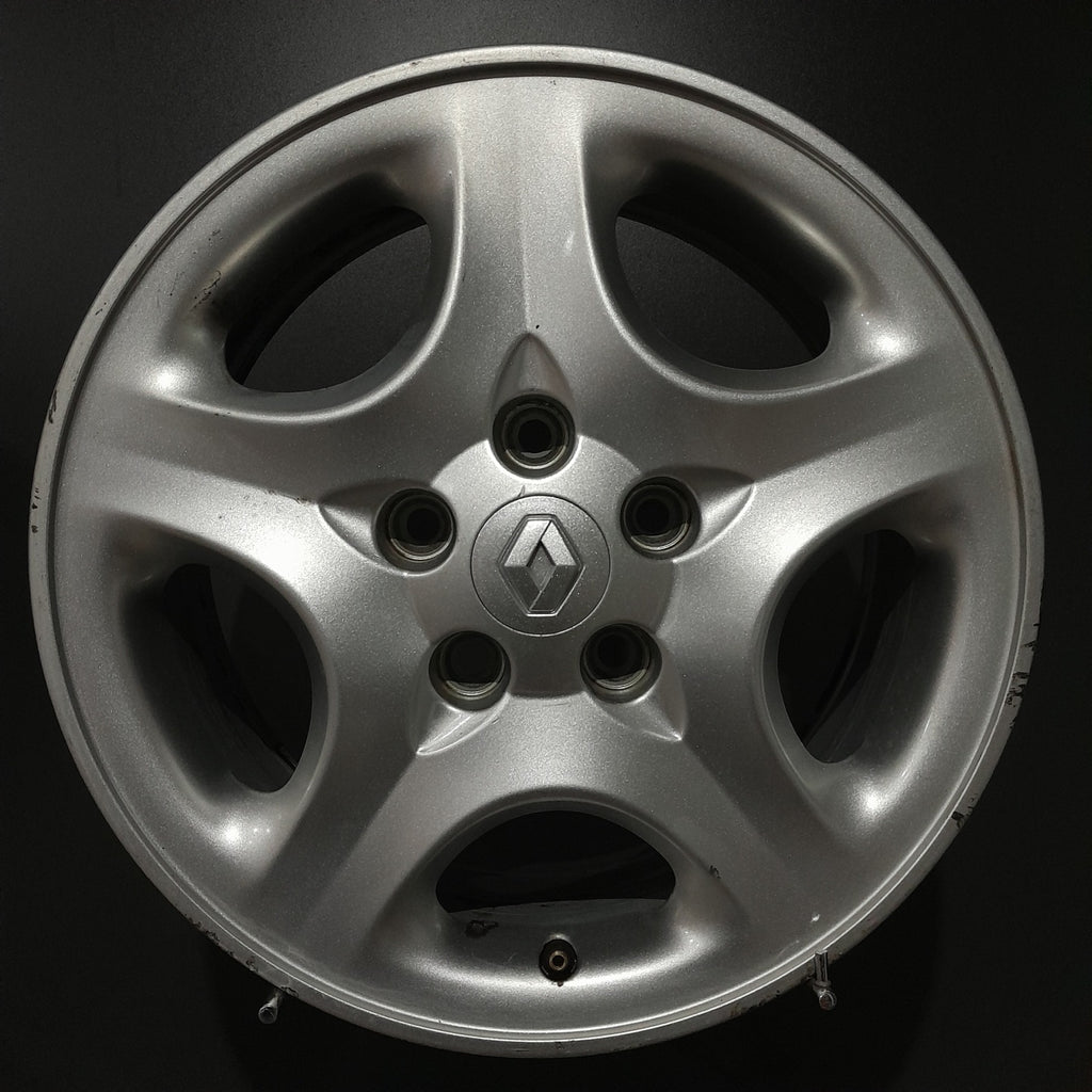 4x Alufelge 15 Zoll 6.5" 5x108 50ET Silber Renault Laguna I Rim Wheel FEL9777674947ny