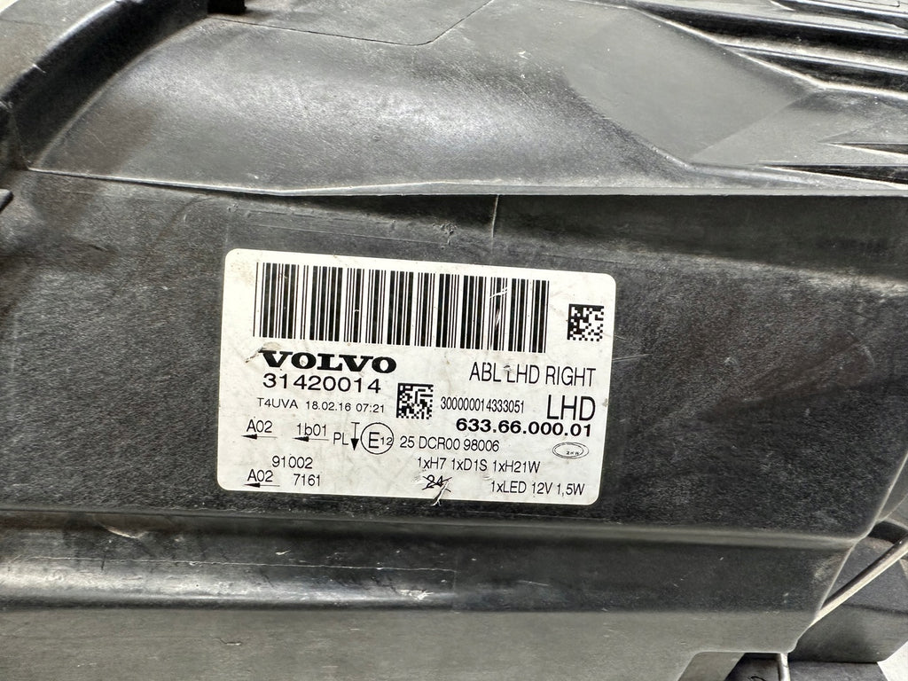 Frontscheinwerfer Volvo V70 S80 31420014 Xenon Rechts Scheinwerfer Headlight SCH5177791367vk