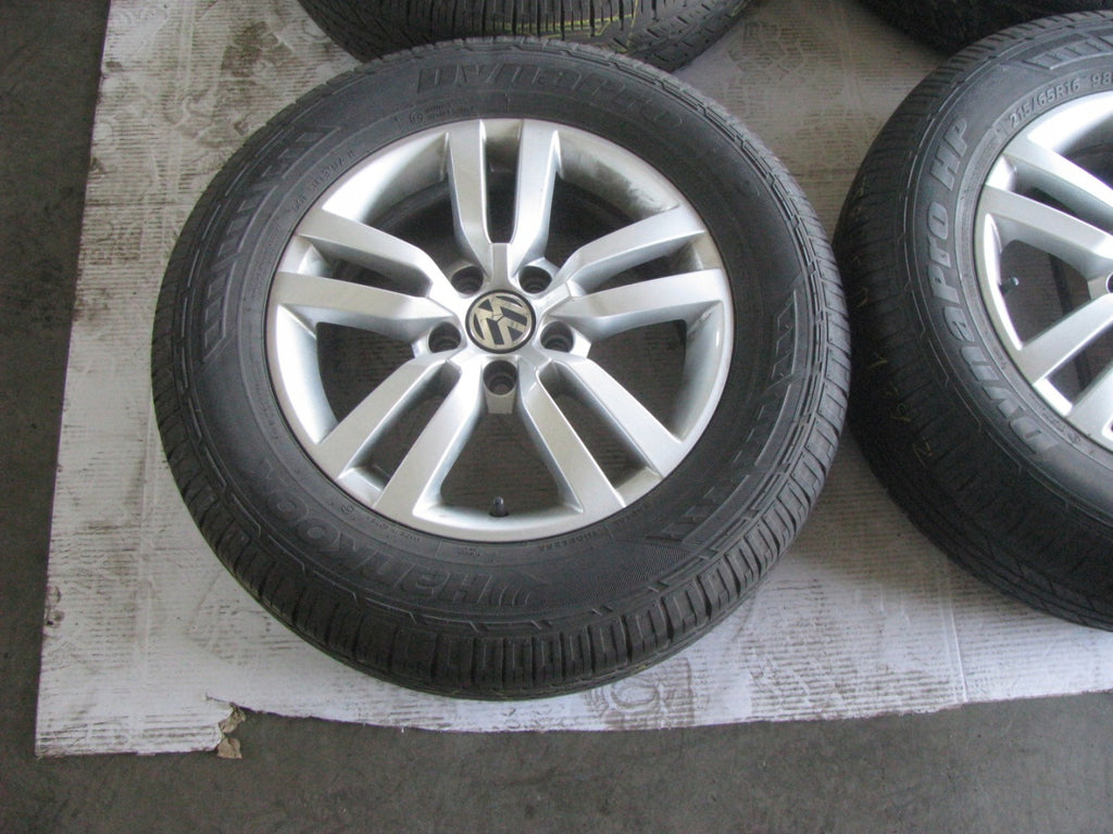 4x Alufelge 16 Zoll 6.5" 5x112 33ET Silber 5N0601025R VW I Rim Wheel FEL8318439731hc