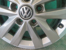 Load image into Gallery viewer, 1x Alufelge 16 Zoll 6.5" 5x120 51ET Glanz Silber 7E0601025N VW I Rim Wheel FEL9960408470il