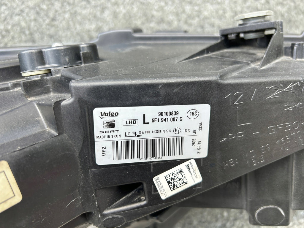 Frontscheinwerfer Seat Leon 5F1941007G Links Scheinwerfer Headlight SCH1641918126sh