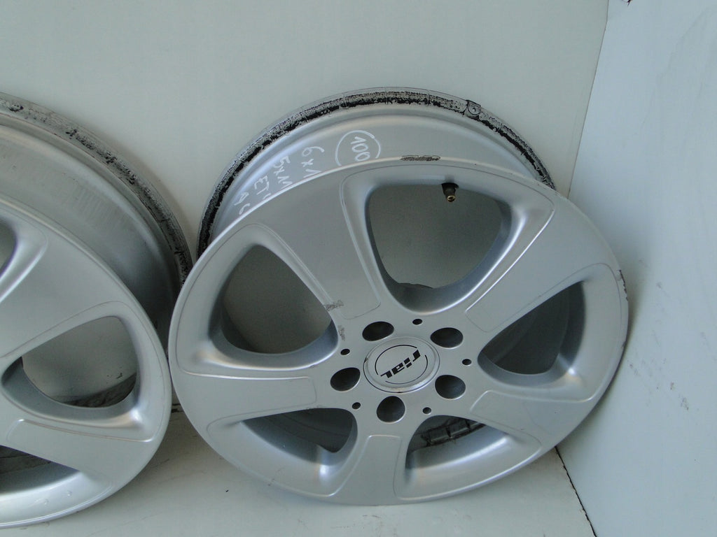 1x Alufelge 16 Zoll 6.0" 5x112 46ET Silber A1694011002 Mercedes-Benz Rim Wheel