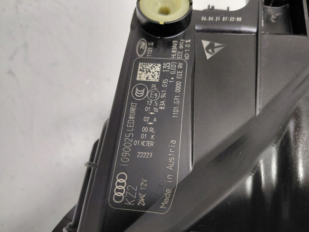 Frontscheinwerfer Audi Q3 83A941035 0M12KOD 85122000 Links Headlight SCH5884494251kq