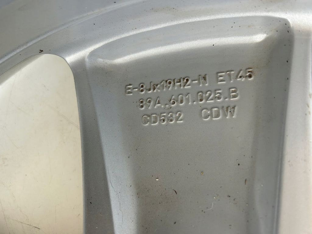 1x Alufelge 19 Zoll 8.0" 5x112 45ET Glanz Silber 89A601025B Audi E-Tron FEL9625343603me
