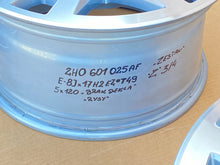 Load image into Gallery viewer, 4x Alufelge 17 Zoll 8.0" 5x120 49ET Glanz Silber 2H0601025 VW Amarok Transporter FEL1106070609xx