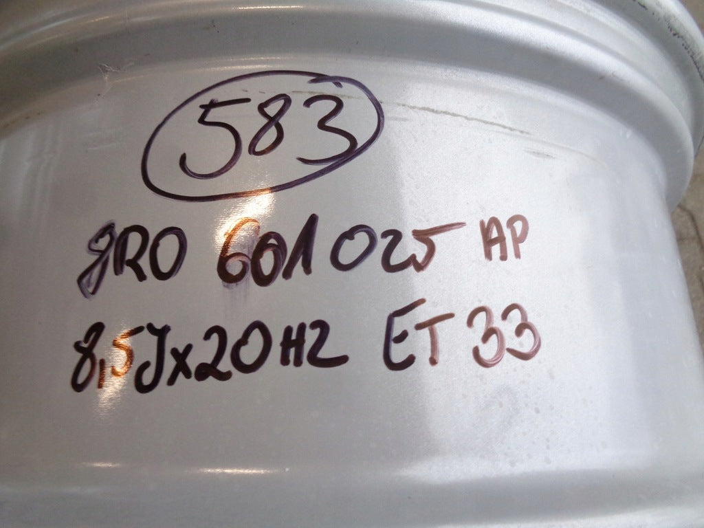 1x Alufelge 20 Zoll 8.5" 5x112 33ET Silber 8R0601025 Audi Q5 Rim Wheel FEL3901948475fy