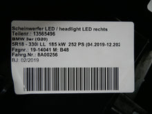 Load image into Gallery viewer, Frontscheinwerfer BMW G21 G20 9481714-07 LED Rechts Scheinwerfer Headlight SCH9342050047vz