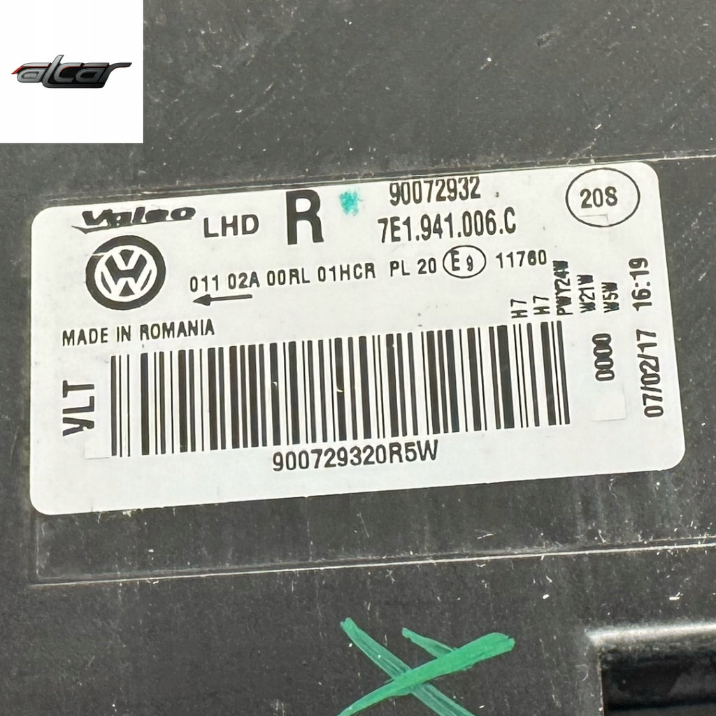 Frontscheinwerfer VW Transporter 7E1941006C Rechts Scheinwerfer Headlight SCH3867828834lw