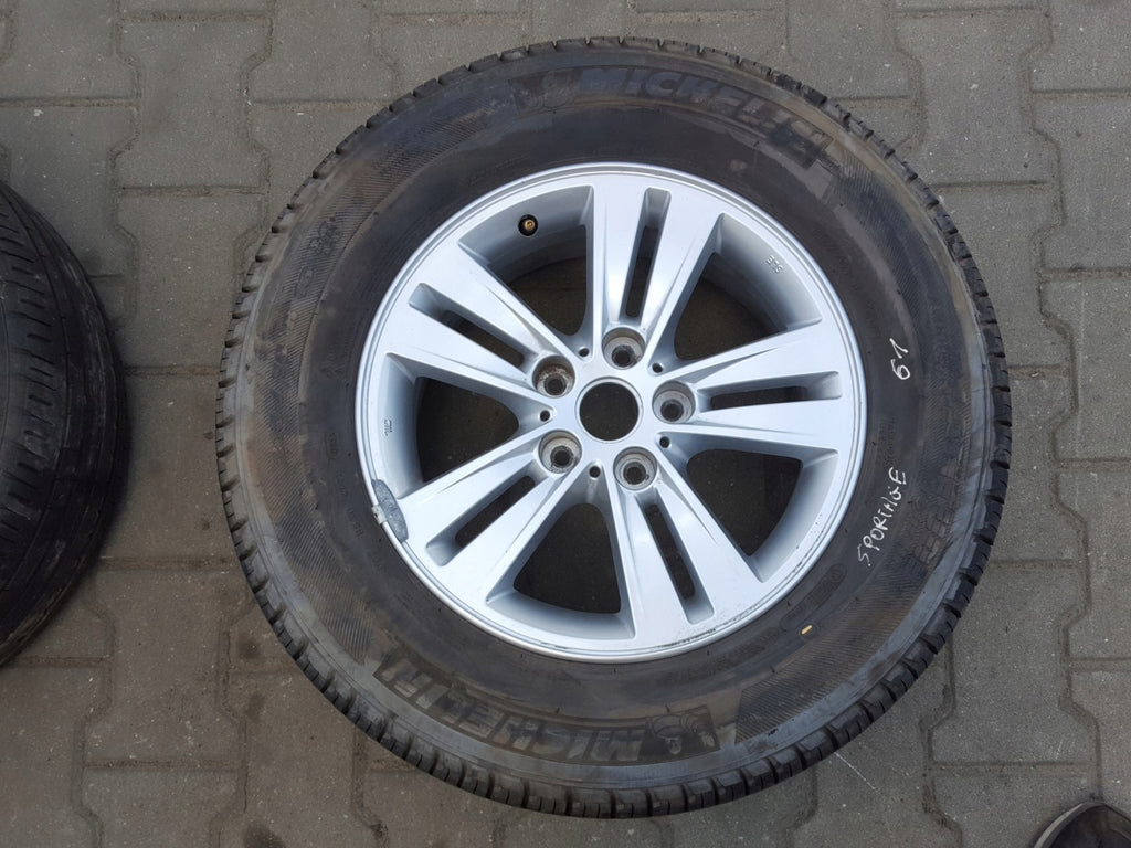 1x Alufelge 16 Zoll 6.5" 5x114.3 31 5ET Glanz Silber 52910-3U100 Kia Sportage FEL3189828045fc