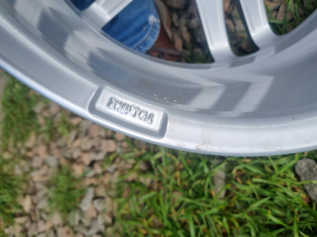 4x Alufelge 17 Zoll 7.5" 5x112 30ET Glanz Silber KBA51746 BMW G01 G02 Rim Wheel FEL2442508954uj