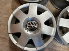 Laden Sie das Bild in den Galerie-Viewer, 4x Alufelge 14 Zoll 6.0" 5x100 48ET 600601025 VW Polo Rim Wheel FEL1509656945nm