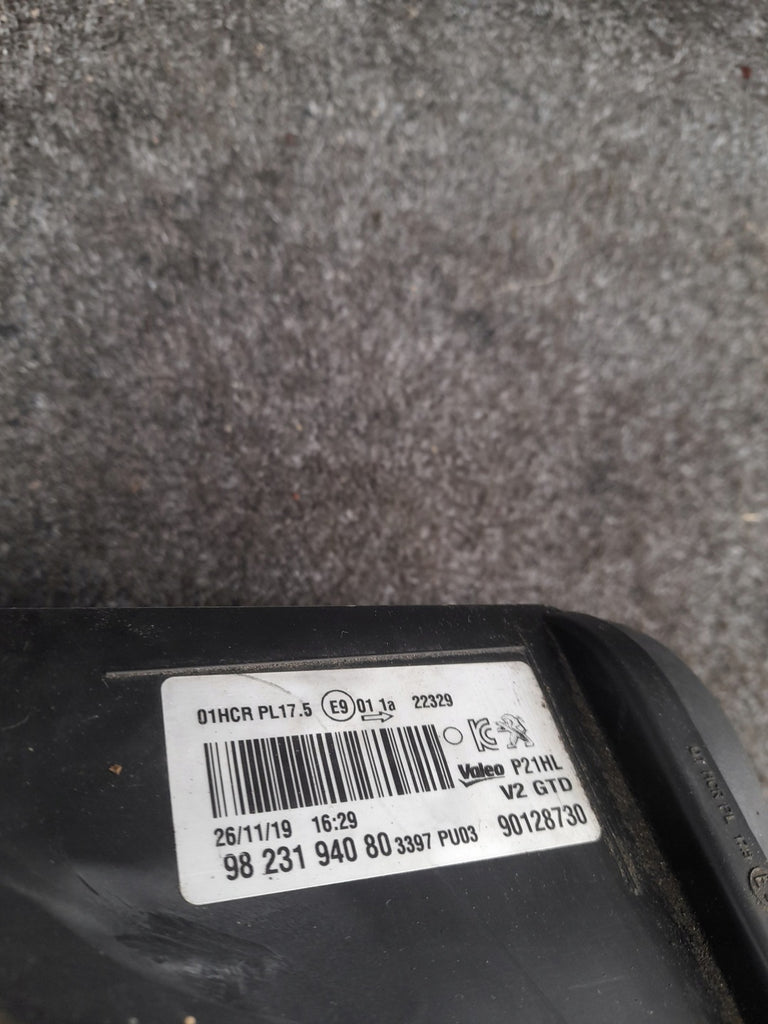 Frontscheinwerfer Peugeot 208 II 9823193880 Ein Stück (Rechts oder Links) SCH9376426139mh
