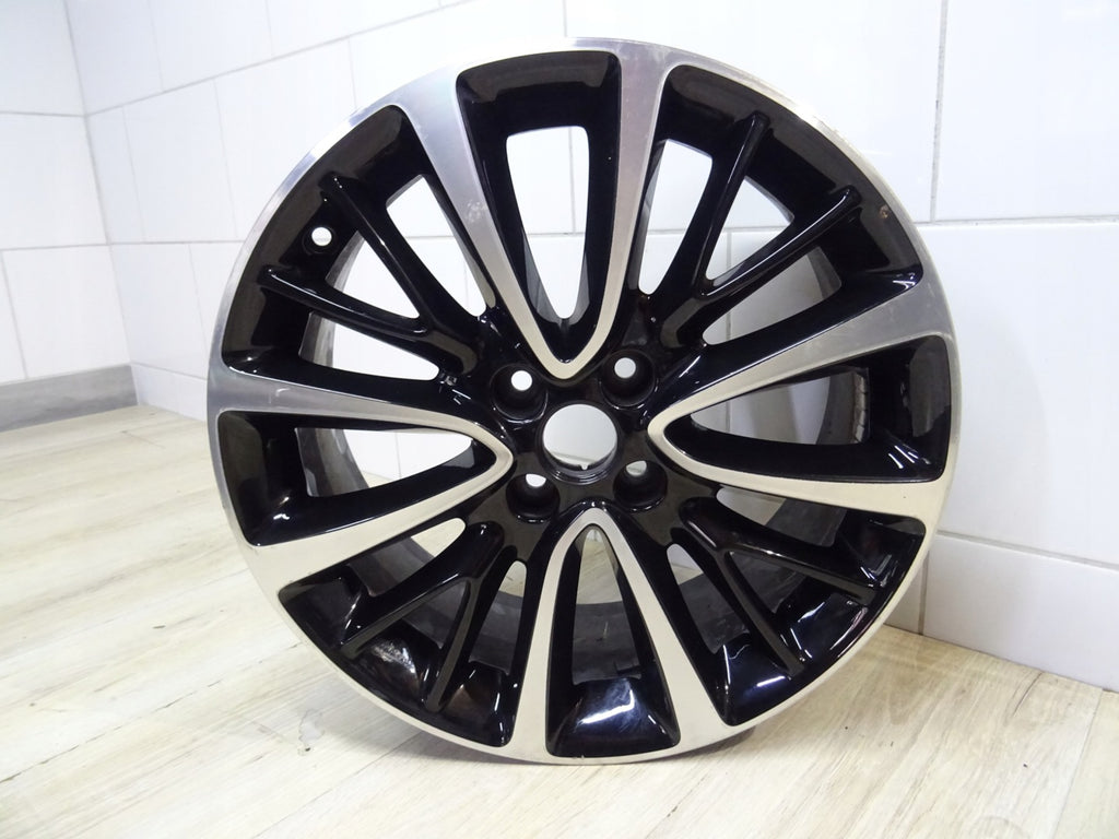 1x Alufelge 17 Zoll 7.0" 4x100 44ET Glanz Schwarz 13445918 Opel Corsa E FEL1288373748ss