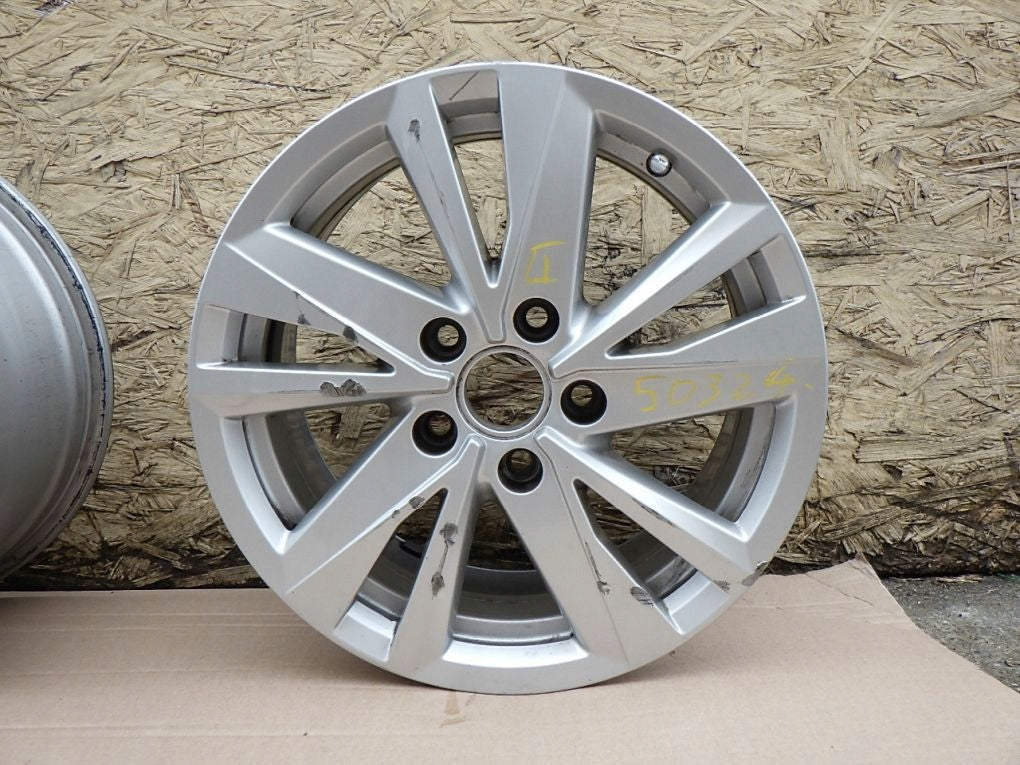 1x Alufelge 16 Zoll 6.5" 5x112 48ET 5TA601025 VW Touran Rim Wheel