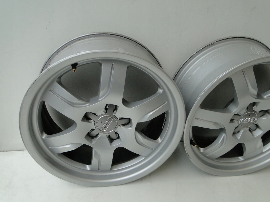 1x Alufelge 17 Zoll 7.5" 5x112 28ET Silber 8T0601025BS Audi Rim Wheel