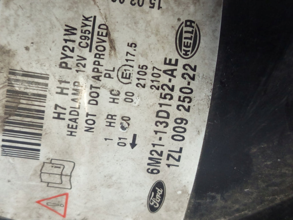 Frontscheinwerfer Ford Galaxy 6M21-13D152-AE Rechts Scheinwerfer Headlight SCH7582635119vi
