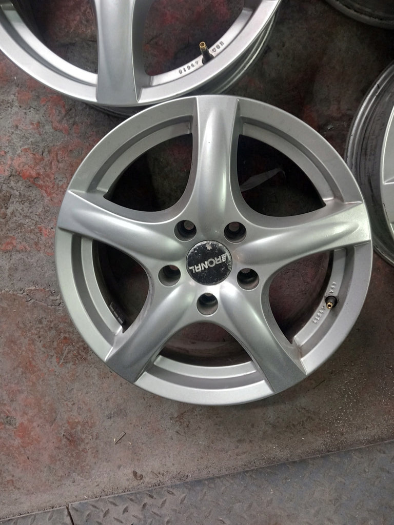 4x Alufelge 16 Zoll 6.5" 5x114.3 45ET 56R6665 Hyundai I30 Juke Rim Wheel FEL3951434341cp