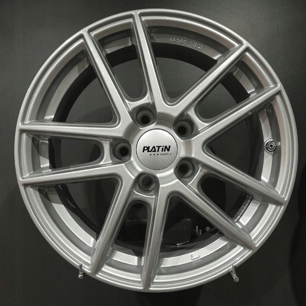 4x Alufelge 16 Zoll 6.5" 5x112 38ET Glanz Silber Mg Hs I Rim Wheel FEL7934855101hc
