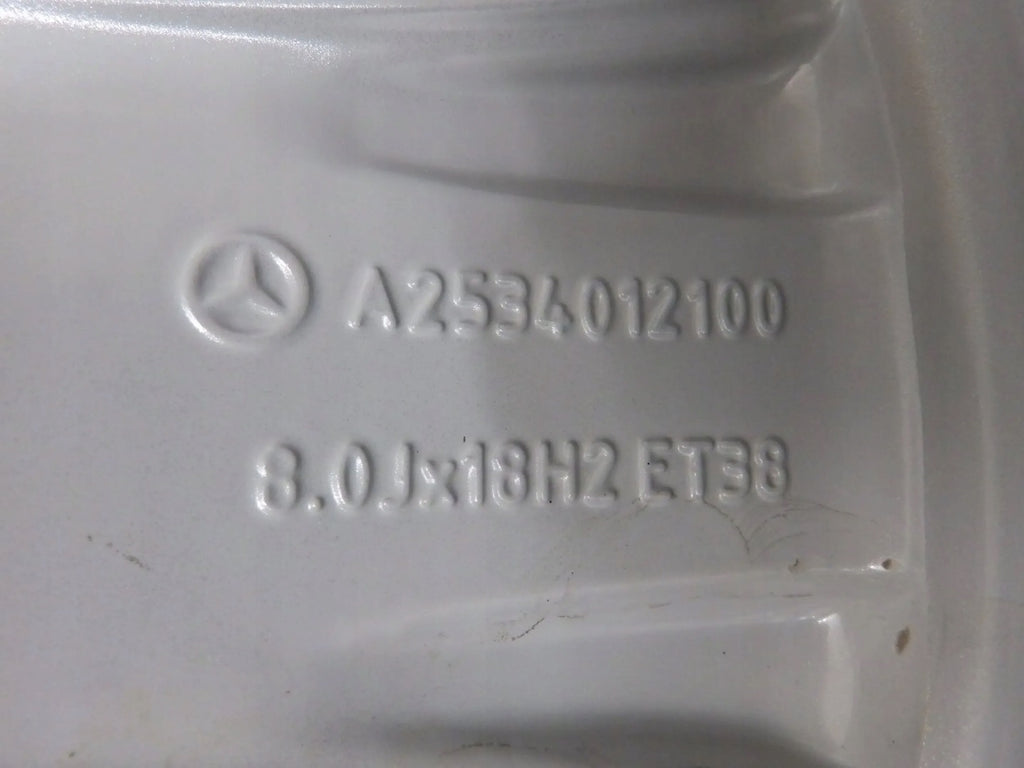 1x Alufelge 18 Zoll 8.0" 5x112 38ET Glanz Silber A2534012100 Mercedes-Benz Glc FEL7462186092fh