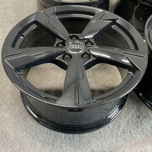 Laden Sie das Bild in den Galerie-Viewer, 4x Alufelge 18 Zoll 8.0" 5x112 39ET Glanz Schwarz 4K0601025D Audi A6 Rim Wheel FEL4039083892so