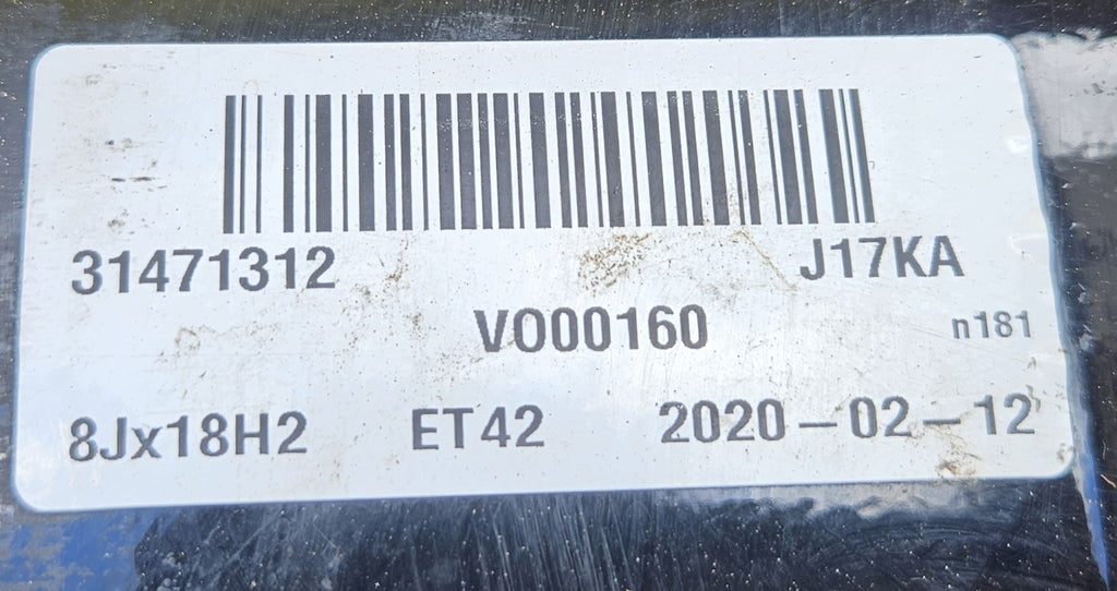 1x Alufelge 18 Zoll 8.0" 5x108 31471312 Volvo V60 S60 Rim Wheel FEL3937910338xt