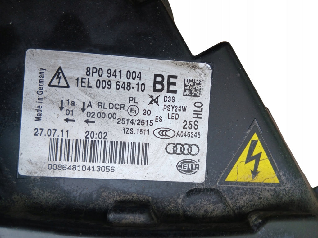 Frontscheinwerfer Audi A3 8P0941004 Rechts Scheinwerfer Headlight SCH3305202224jx